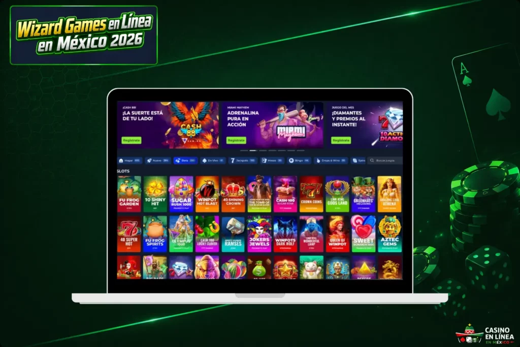Mejores Casinos con Wizard Games en México 2026